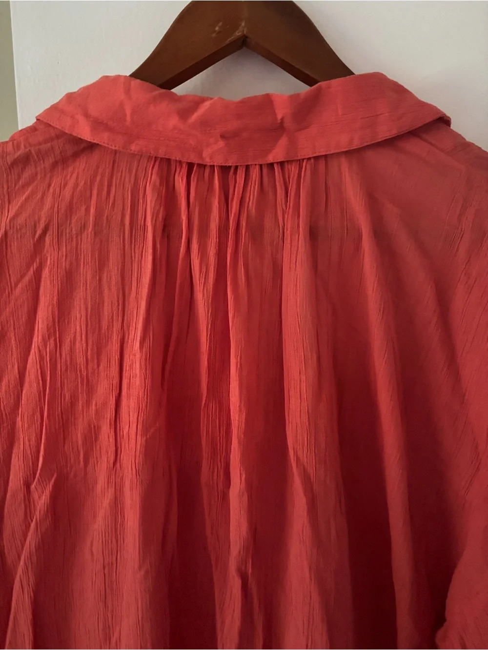 Madewell Crinkle Swim Cover Mini Shirtdress